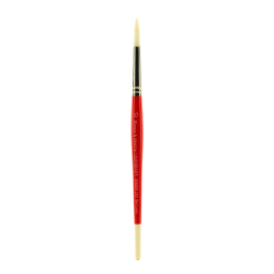 Winsor & Newton Series 995 Aquarelle Golden Nylon Paint Brush, 3/4in, Flat Wash Bristle, Nylon, Clear