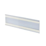 Azar Displays Adhesive-Back Acrylic Nameplates, 3in x 8 1/2in, Clear, Pack Of 10