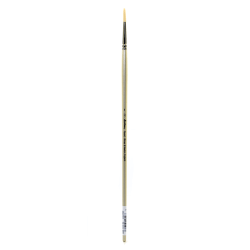 Winsor & Newton Artisan Series Paint Brush, Size 8, Bright Bristle, Synthetic, Silver