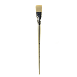 Winsor & Newton Artisan Series Paint Brush, Size 8, Filbert Bristle, Synthetic, Silver