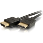 C2G Ultra Flexible High-Speed HDMI Cable With Low Profile Connectors, 1ft