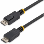 StarTech.com 15 ft / 4.6 m DisplayPort Cable with Latches Multipack - 10 Pack DisplayPort 1.2 Cable - 4K Male DP Cord (DISPLPORT15L10PK) - 15 ft DisplayPort Cable with latches multipack provides a secure connection between your DP equipped devices