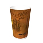 Hold & Go Insulated Paper Hot Beverage Cups, 16 Oz, Brown, Carton Of 600