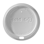 Holdngo Plastic Cup Lids, 12-20 Oz, White, Carton Of 12,000