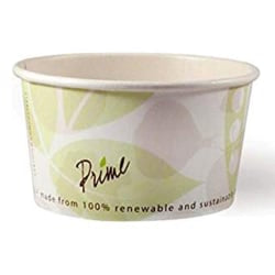 Primeware Paper Food Containers, 12 Oz, Multicolor, Case Of 500