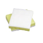 SKILCRAFT All-Purpose Scrub Sponges, 3in x 3in, White/Yellow, Pack Of 40