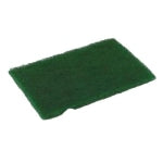 Medium-Duty Scrubbing Pad Sponges, Green, Box Of 20