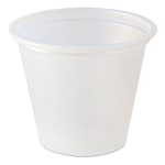 Plastic Food Portion Cups, 1 Oz, Clear, Tube Of 250