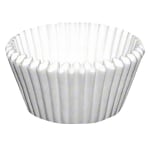 Paterson Paper Baking Cups, 3 1/2in x 1 1/2in, White, Case Of 10,000