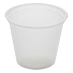 Plastic Food Portion Cups, 0.75 Oz, Clear, Tube Of 250