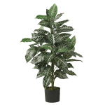 Nearly Natural 3ftH Zebra Silk Plant With Planter