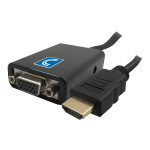 Comprehensive - Video / audio adapter - HDMI male to HD-15 (VGA), mini-phone stereo 3.5 mm female - 4 in