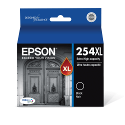 Epson 254XL DuraBrite Ultra High-Yield Black Ink Cartridge, T254XL120-S