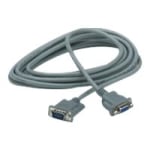 APC - Serial extension cable - DB-9 (M) to DB-9 (F) - 15 ft - gray - for P/N: SRV1KA-TW, SRV1KI-TW, SRV2KA-TW, SRV2KI-TW, SRV3KA-TW, SRV3KI-TW, SRV6KI-TW