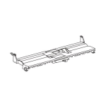 Lexmark 40X2273 Separation Roll Guide Assembly