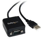 StarTech.com USB to Serial Adapter - Optical Isolation - USB Powered - FTDI USB to Serial Adapter - USB to RS232 Adapter Cable - Add an RS232 serial port with circuit isolation to your laptop or desktop computer, through USB - USB to Serial