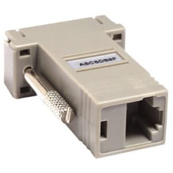 Raritan Null Modem Adapter - 1 x RJ-45 Female - 1 x DB-9 Female Serial