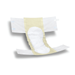 FitRight Basic Disposable Briefs, X-Large, White/Yellow, Bag Of 25 Briefs