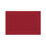 LUX #6 1/2 Full-Face Window Envelopes, Middle Window, Gummed Seal, Ruby Red, Pack Of 500