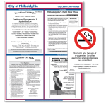 ComplyRight City Poster Bundle, English, Philadelphia, Pennsylvania