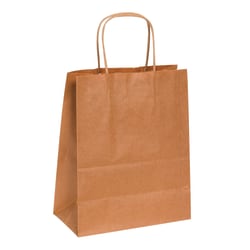 The Bag Company General Grocery Kraft Paper Bags, 17in x 12in x 7in, Brown, Bundle Of 500 Bags