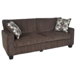 Serta RTA San Paolo Collection Fabric Sofa, 73inW, Mink Brown