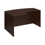 Bush Business Furniture 59inW L-Shaped Left-Handed Corner Desk, Mocha Cherry, Standard Delivery