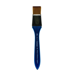 Winsor & Newton Cotman Watercolor Paint Brush, 2in, Wash Bristle, Synthetic, Blue