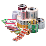 Zebra Label Paper 4 x 6in Direct Thermal Zebra Z-Perform 2000D 1 in core - 4in Width x 6in Length - 430/Roll - 1in Core - 6 / Carton - Yellow