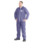 Hospeco ProWorks Polypropylene Disposable Coveralls, 2X, Blue, Pack Of 25 Coveralls