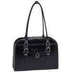 McKleinUSA Hillside Leather Ladies Briefcase, Black