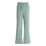 Medline ComfortEase Ladies Modern-Fit Cargo Scrub Pants, Large, Seaspray