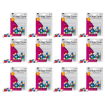 Charles Leonard Map Tacks, 1/4in x 3/8in, Assorted Colors, 20 Tacks Per Box, Pack of 12 Boxes