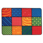 Carpets for Kids KID$Value Rugs Patterns At Play Activity Rug, 4ft x 6ft , Multicolor