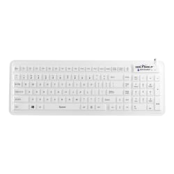 Seal Shield Seal Glow Waterproof - Keyboard - washable - backlit - USB - white