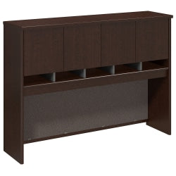 Bush Business Furniture Components Hutch 60inW, Hansen Cherry/Graphite Gray, Standard Delivery