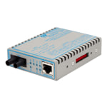 Omnitron FlexPoint GX/T - Fiber media converter - GigE - 10Base-T, 100Base-FX, 100Base-TX, 1000Base-T, 1000Base-X - RJ-45 / ST single-mode - up to 7.5 miles - 1310 nm