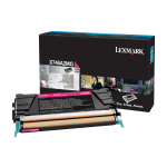 Lexmark Standard Yield Laser Toner Cartridge - Magenta - 1 Pack - 7000 Pages