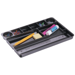 Office Depot Brand 30% Recycled Drawer Organizer, Black