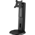 Amer Mounts Height-Adjustable Stand For 24in Monitors, Black