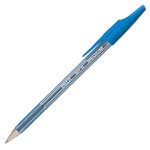 Pilot Better Ballpoint Pens, Medium Point, 1.0 mm, Blue Barrel, Blue Ink, Pack Of 12