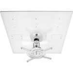 Amer Mounts Universal Drop Ceiling Projector Mount. Replaces 2ftx2ft Ceiling Tiles - Supports up to 30lb load, 360 degree rotation, 180 degree tilt