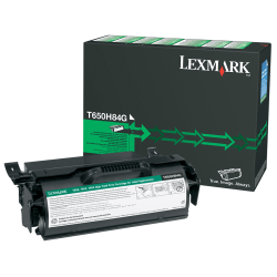 Lexmark T650H84G Remanufactured High-Yield Black Toner Cartridge