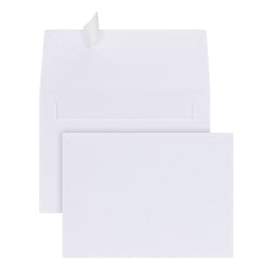 Office Depot Brand Photo Envelopes, 4in x 6in, Clean Seal, White, Box Of 50