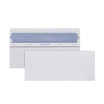 Office Depot Brand #10 Lift & Press Premium Security Envelopes, Self Seal, 100% Recycled, White, Box Of 500