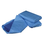 Medline Sterile Disposable Surgical Towels, 17in x 27in, Blue, 4 Towels Per Pack, Case Of 20 Packs