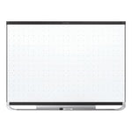 Quartet Prestige 2 Magnetic Total Erase Dry-Erase Whiteboard, 72in x 48in, Aluminum Frame With Black Finish