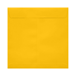 LUX Square Envelopes, 7 1/2in x 7 1/2in, Peel & Press Closure, Sunflower Yellow, Pack Of 250