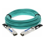 AddOn 20m Mellanox Compatible QSFP+ AOC - Network cable - QSFP+ to QSFP+ - 20 m - fiber optic - active