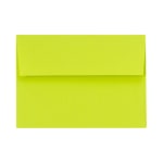 LUX Invitation Envelopes, A6, Peel & Press Closure, Wasabi, Pack Of 50